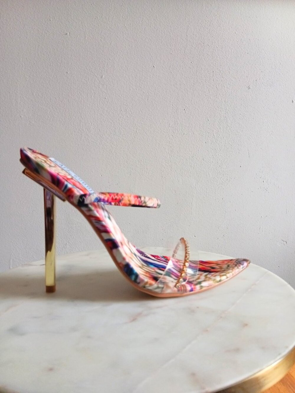Cape Robbin Rochella Print Sexy Stiletto High Heels